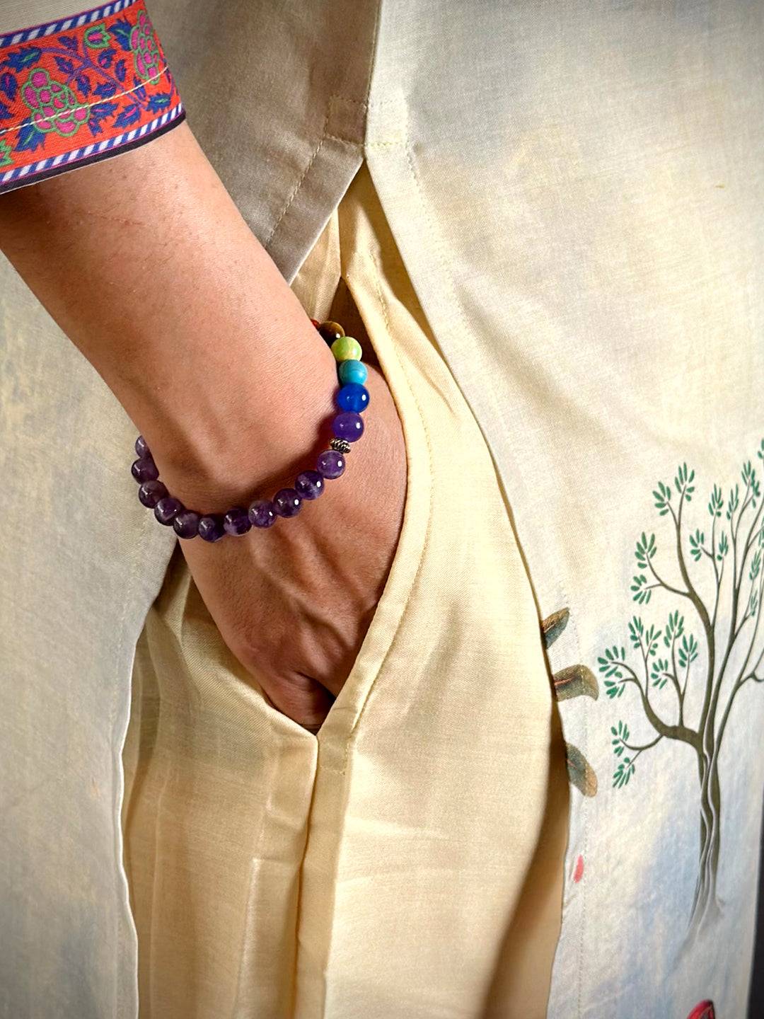 Elegant Mughal Butta Cotton Kurti - Image 5