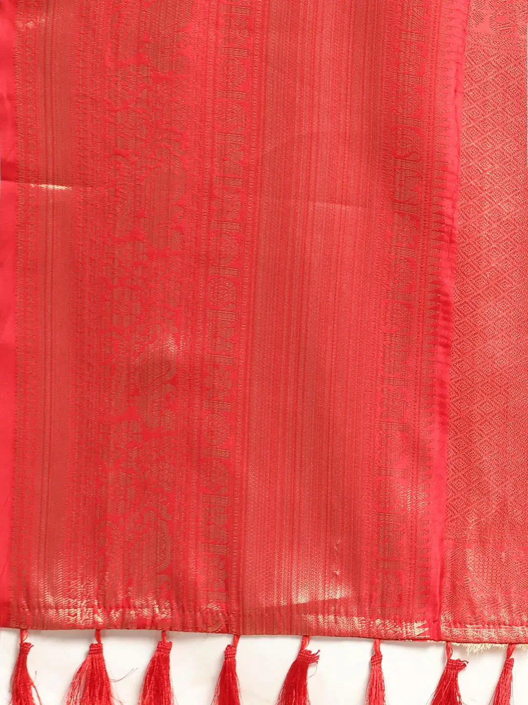 Exquisite Kalamkari Pattu Banarasi Silk Saree - Image 6