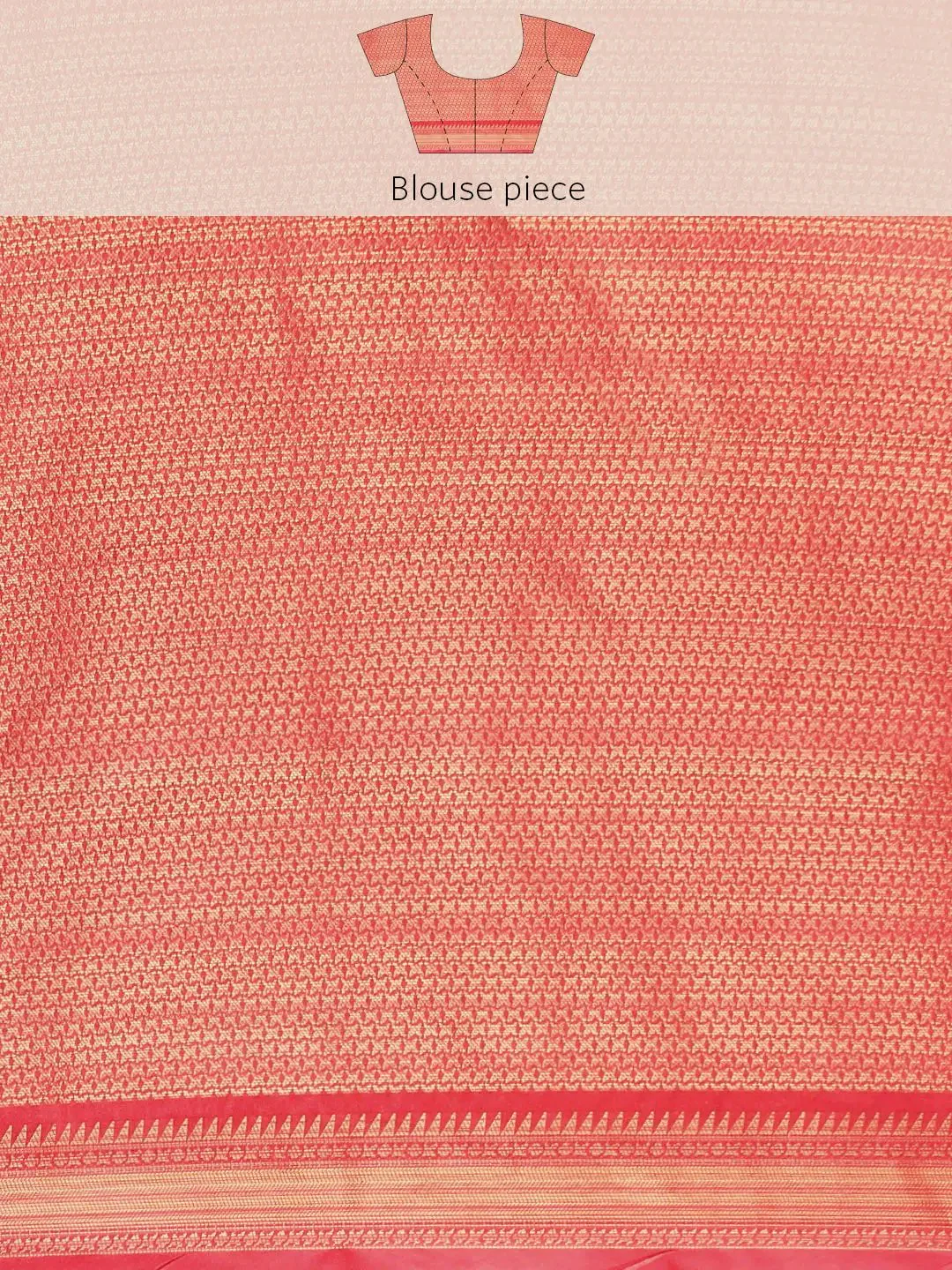 Exquisite Kalamkari Pattu Banarasi Silk Saree - Image 9