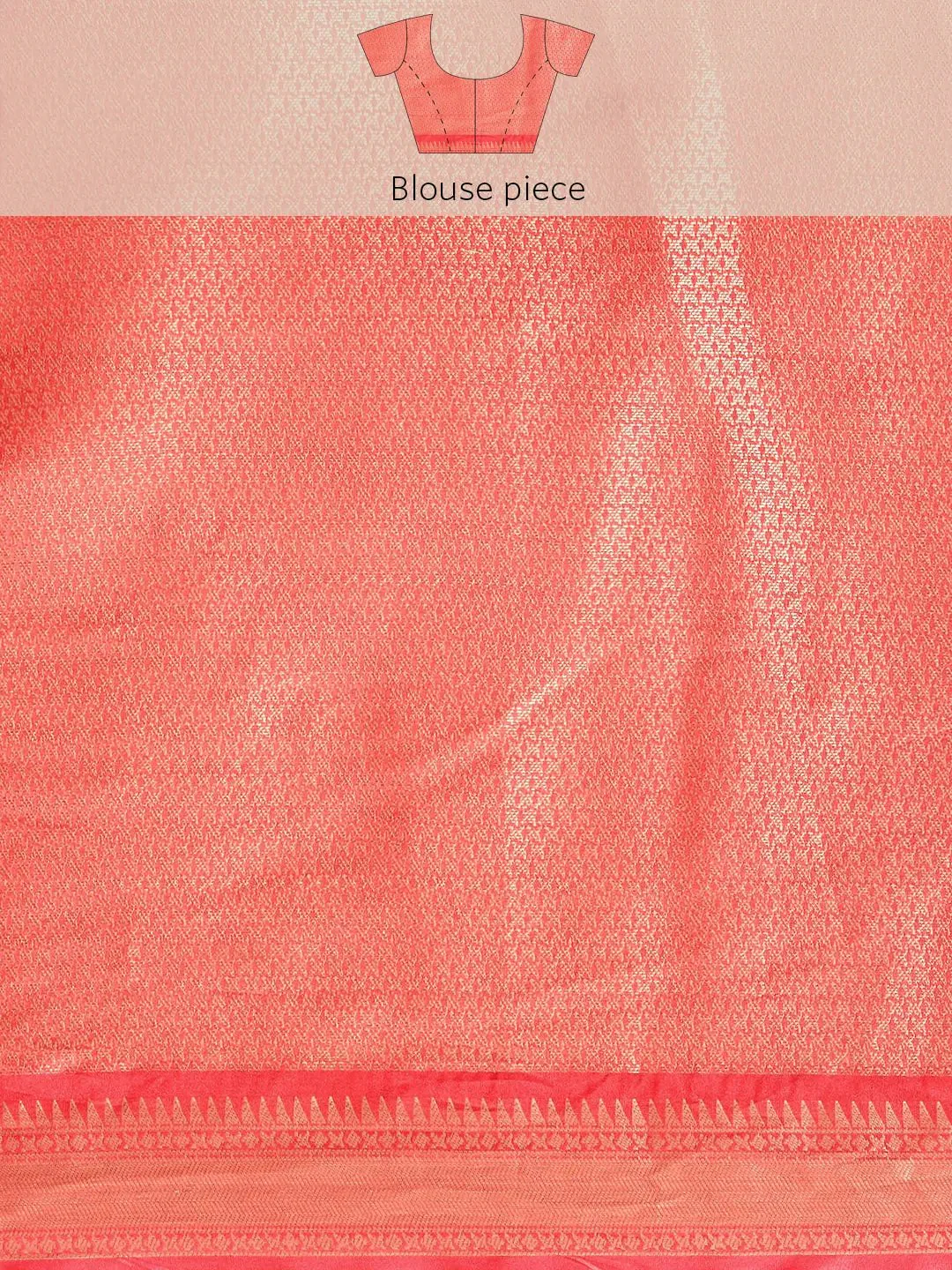 Exquisite Kalamkari Pattu Banarasi Silk Saree - Image 9