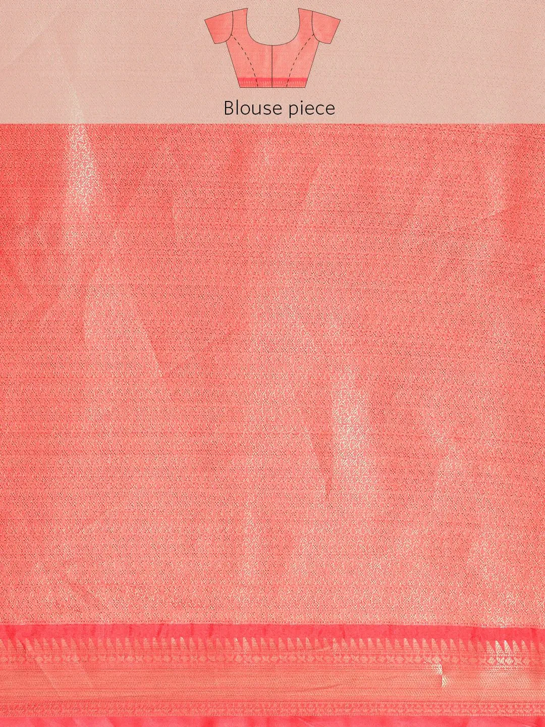 Exquisite Kalamkari Pattu Banarasi Silk Saree - Image 9