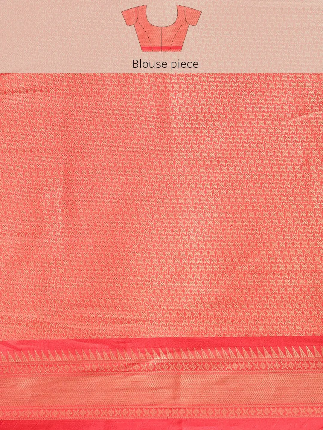 Exquisite Kalamkari Pattu Banarasi Silk Saree - Image 8