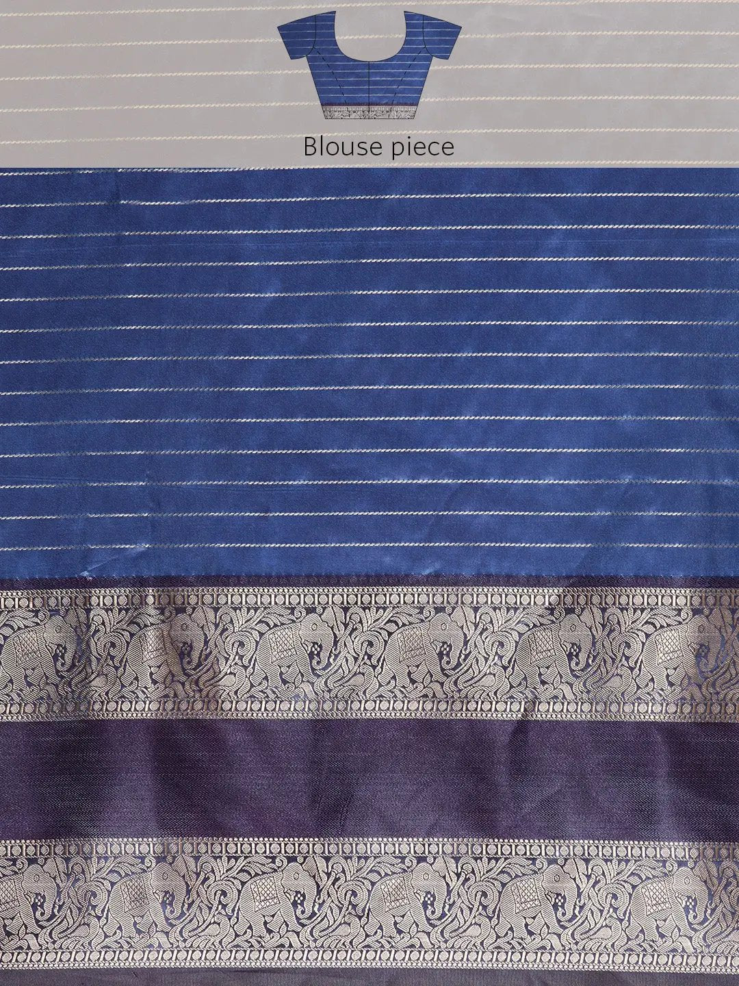 Banarasi Soft Silk Gadwal Pattu Zari Weaving Party Wear Saree - Image 10