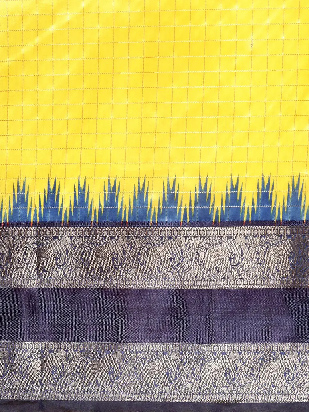 Banarasi Soft Silk Gadwal Pattu Zari Weaving Party Wear Saree - Image 7