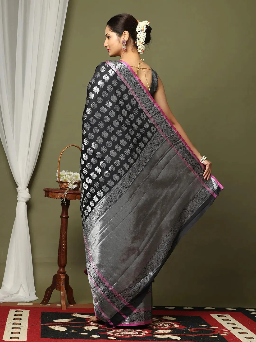 Kanjivaaram Soft Silk Design Saree - Image 3